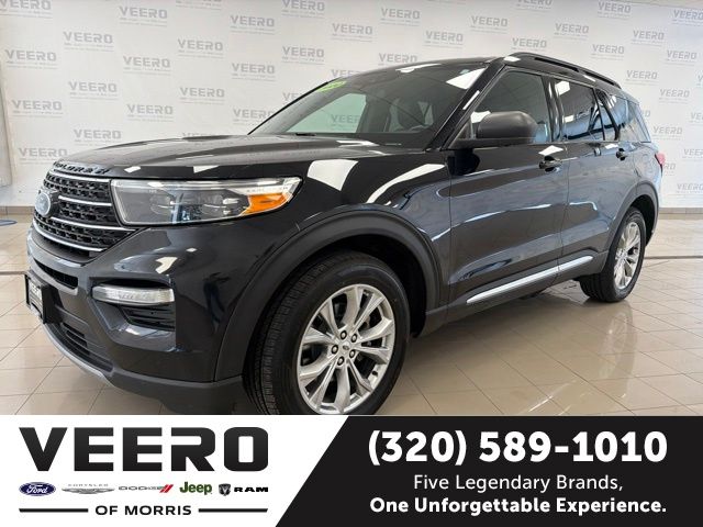 Black Metallic 2020 Ford Explorer SUV / Crossover All-Wheel Drive Automatic