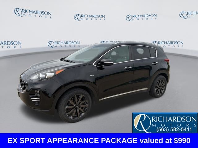 Black Cherry 2019 Kia Sportage EX AWD SUV / Crossover All-Wheel Drive 6-Speed Automatic Overdrive