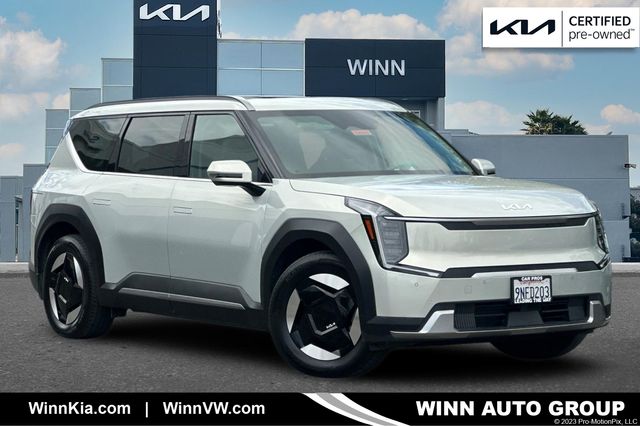 White (Ivory Silver) 2024 Kia EV9 SUV / Crossover All-Wheel Drive 1-Speed Automatic