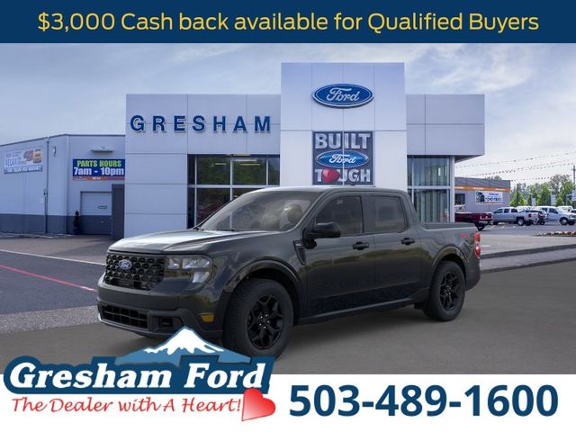 Shadow Black 2025 Ford Maverick Pickup Truck All-Wheel Drive 8-Speed Automatic