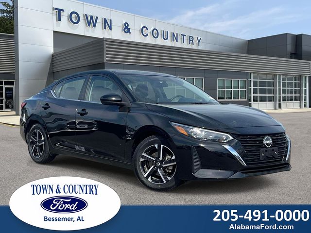 Super Black 2025 Nissan Sentra Sedan Front-Wheel Drive Continuously Variable Transmission