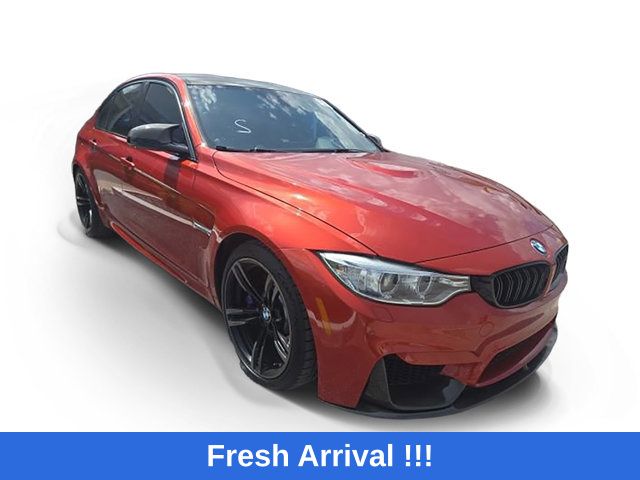 Orange 2017 BMW M3 Sedan Rear-Wheel Drive 6-Speed Manual