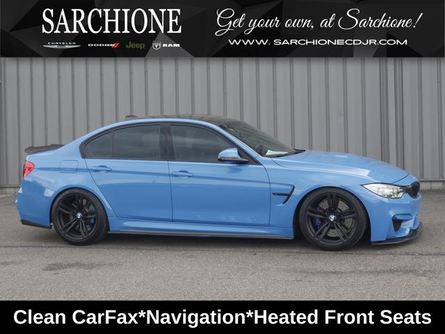 Yas Marina Blue Metallic 2016 BMW M3 Sedan Rear-Wheel Drive 6-Speed Manual