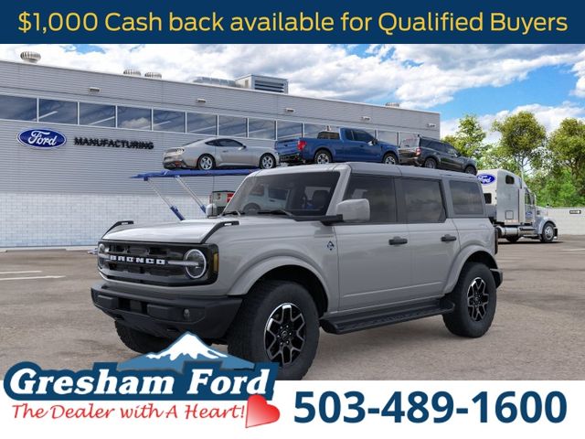 Avalanche Gray 2026 Ford Bronco SUV / Crossover Four-Wheel Drive Automatic
