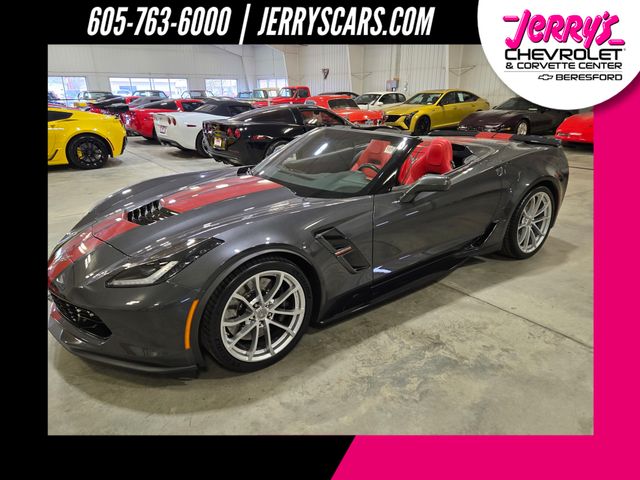 Watkins Glen Gray Metallic 2017 Chevrolet Corvette Convertible Rear-Wheel Drive 7-Speed Manual