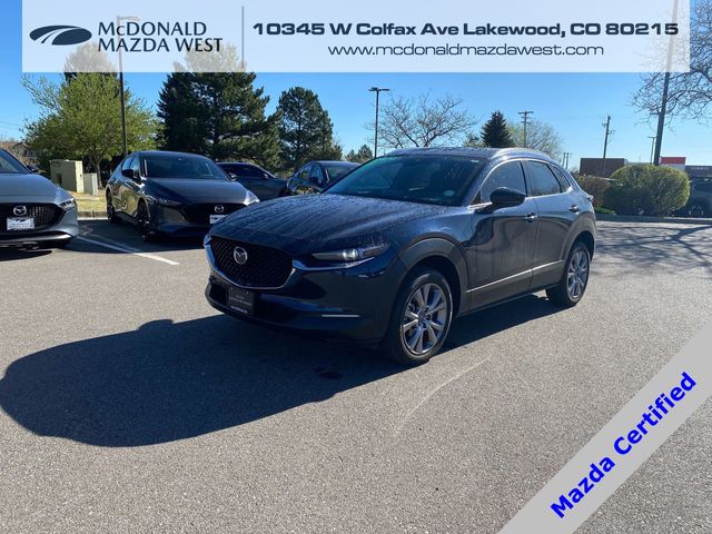 Deep Crystal Blue Mica 2021 Mazda CX-30 Premium AWD SUV / Crossover All-Wheel Drive 6-Speed Automatic