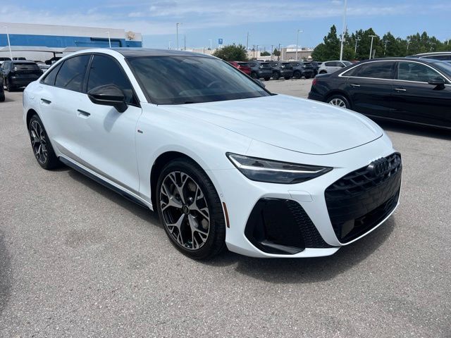 Glacier White Metallic 2026 Audi A6 quattro Premium Plus 55 TFSI Sedan All-Wheel Drive 7-Speed Automatic
