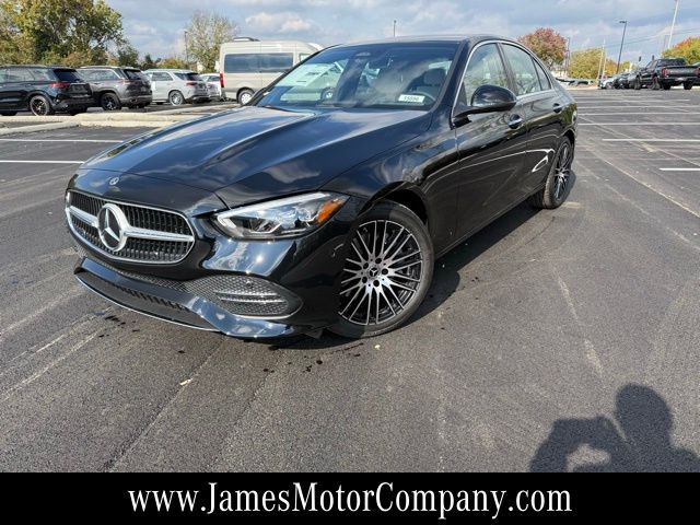 Black 2026 Mercedes-Benz C-Class Sedan All-Wheel Drive 9-Speed Automatic