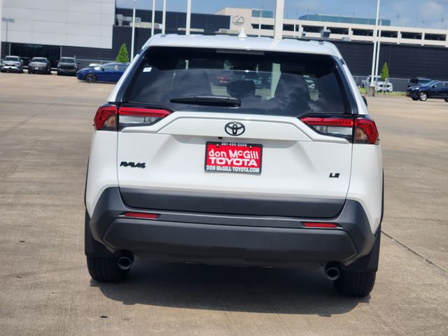 2025 Toyota RAV4 LE White at Gullo Toyota