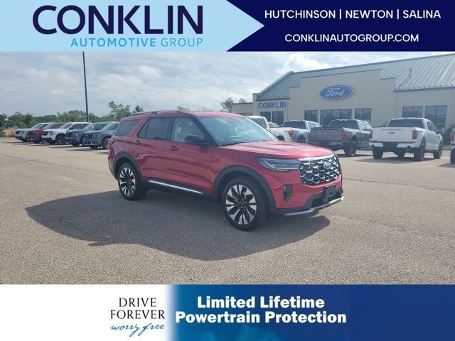 Rapid Red Metallic Tinted Clearcoat 2026 Ford Explorer SUV / Crossover All-Wheel Drive Automatic