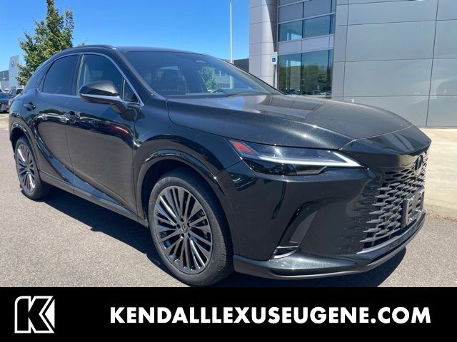 Black (Caviar) 2025 Lexus RX Hybrid SUV / Crossover All-Wheel Drive Continuously Variable Transmission