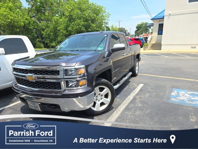 Gray (Tungsten Metallic) 2015 Chevrolet Silverado 1500 Pickup Truck Four-Wheel Drive 6-Speed Automatic Overdrive