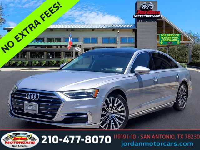 Florett Silver Metallic 2019 Audi A8 Sedan All-Wheel Drive 8-Speed Automatic