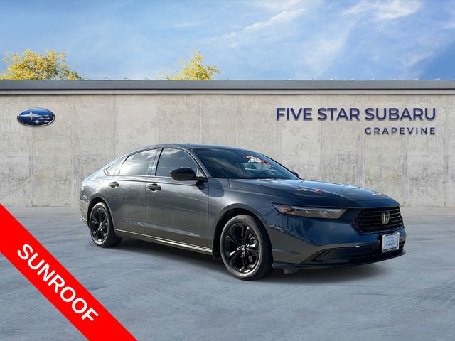 Meteorite Gray Metallic 2025 Honda Accord Sedan Front-Wheel Drive Continuously Variable Transmission