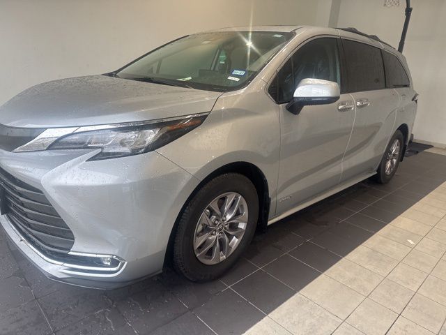 2021 Toyota Sienna XLE Silver at Monument Chevrolet