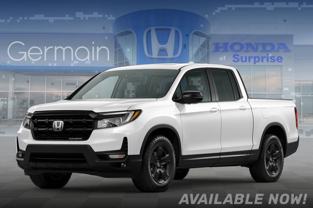 Platinum White Pearl 2026 Honda Ridgeline Black Edition AWD Pickup Truck All-Wheel Drive 9-Speed Automatic