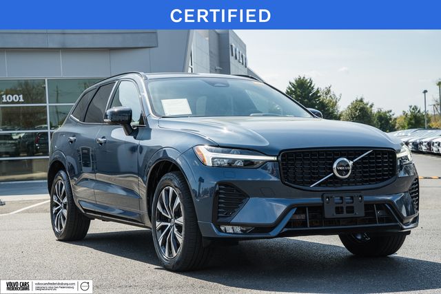 Denim Blue Metallic 2024 Volvo XC60 B5 Plus Dark Theme AWD SUV / Crossover All-Wheel Drive Automatic