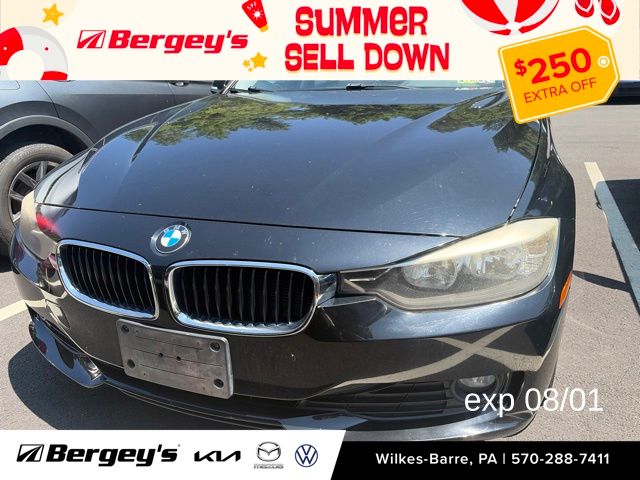 Jet Black 2014 BMW 3 Series Sedan All-Wheel Drive 8-Speed Automatic