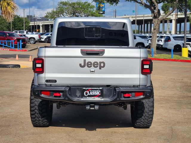 2022 Jeep Gladiator Rubicon Silver at Texan Dodge Chrysler Jeep Ram