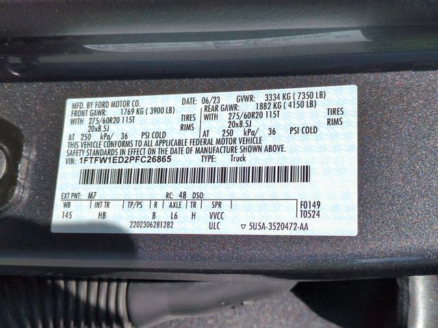 Used 2023 Gray Ford Lariat image 37