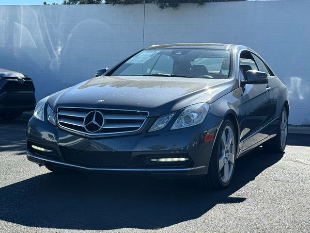 Steel Gray Metallic 2013 Mercedes-Benz E-Class Coupe Rear-Wheel Drive 7-Speed Automatic