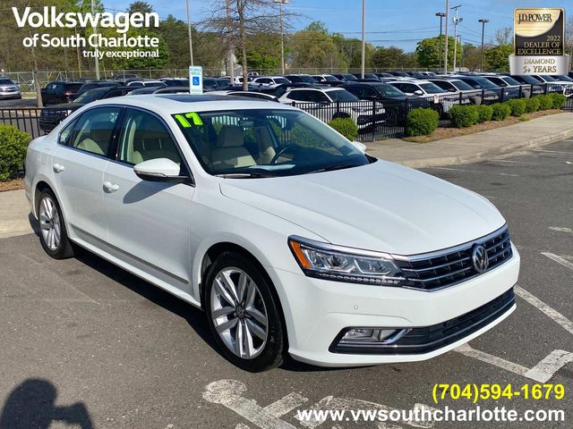 Pure White 2017 Volkswagen Passat 1.8T SE Sedan Front-Wheel Drive 6-Speed Automatic