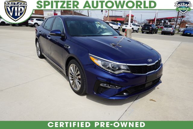 Horizon Blue 2019 Kia Optima SX Turbo FWD Sedan Front-Wheel Drive 6-Speed Automatic