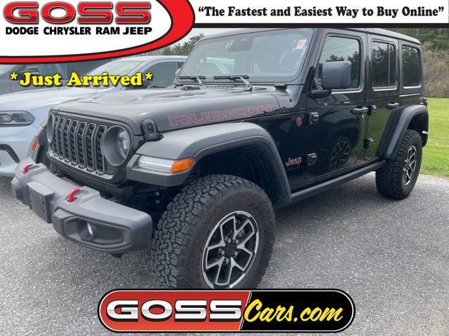 Black Clearcoat 2026 Jeep Wrangler Rubicon 4-Door 4WD SUV / Crossover Four-Wheel Drive 8-Speed Automatic