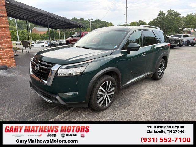 Green Pearl 2024 Nissan Pathfinder SUV / Crossover Front-Wheel Drive 9-Speed Automatic
