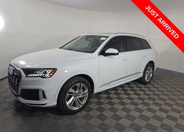 Glacier White 2023 Audi Q7 SUV / Crossover All-Wheel Drive 8-Speed Automatic