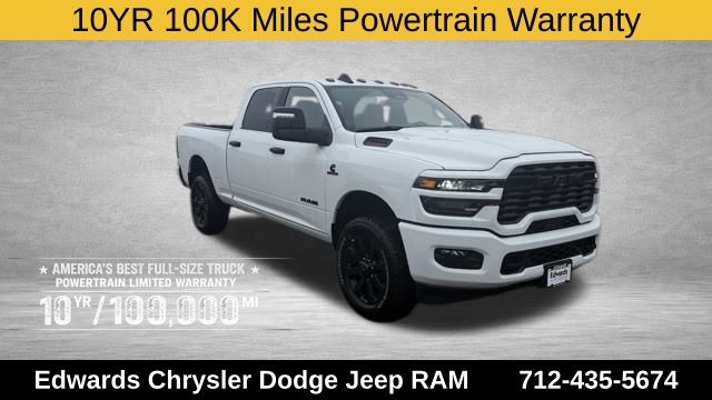 Bright White Clearcoat 2026 RAM 2500 Big Horn Crew Cab 4WD Pickup Truck Four-Wheel Drive 8-Speed Automatic