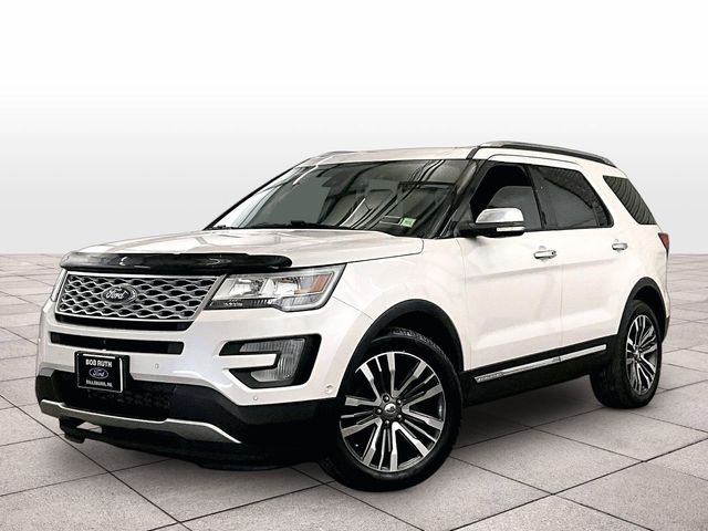 2017 Ford Explorer Platinum White at Bob Ruth Ford