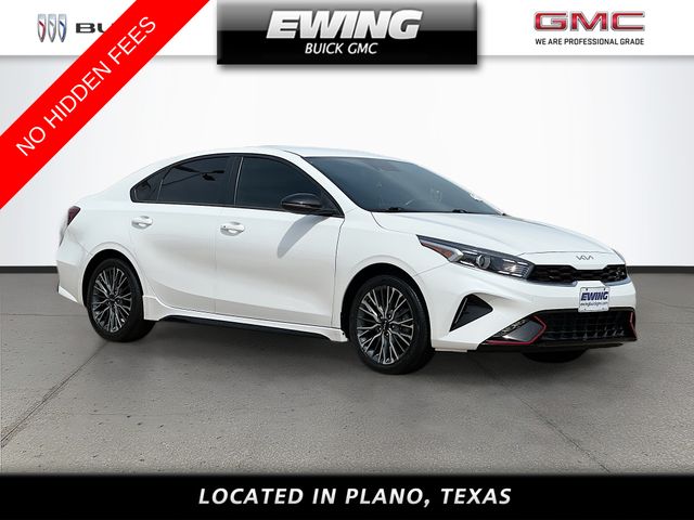 Snow White Pearl 2023 Kia Forte GT-Line FWD Sedan Front-Wheel Drive Continuously Variable Transmission