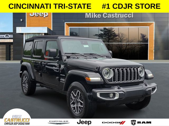 Black Clearcoat 2024 Jeep Wrangler SUV / Crossover Four-Wheel Drive 8-Speed Automatic