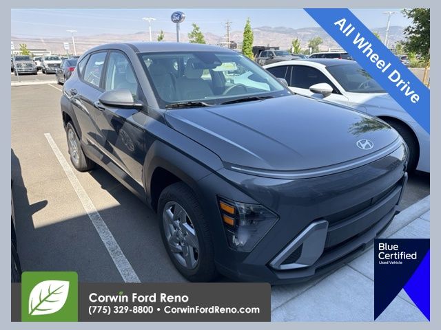 Ecotronic Gray Pearl 2025 Hyundai Kona SUV / Crossover All-Wheel Drive Continuously Variable Transmission