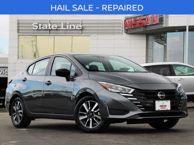 Gray (Gun Metallic) 2025 Nissan Versa S FWD Sedan Front-Wheel Drive Continuously Variable Transmission