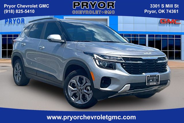 Steel Gray 2024 Kia Seltos S AWD SUV / Crossover All-Wheel Drive Continuously Variable Transmission