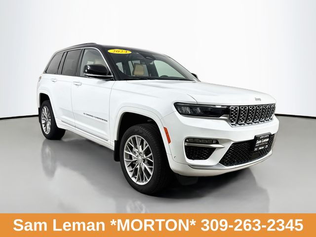 Bright White Clearcoat 2024 Jeep Grand Cherokee SUV / Crossover Four-Wheel Drive 8-Speed Automatic