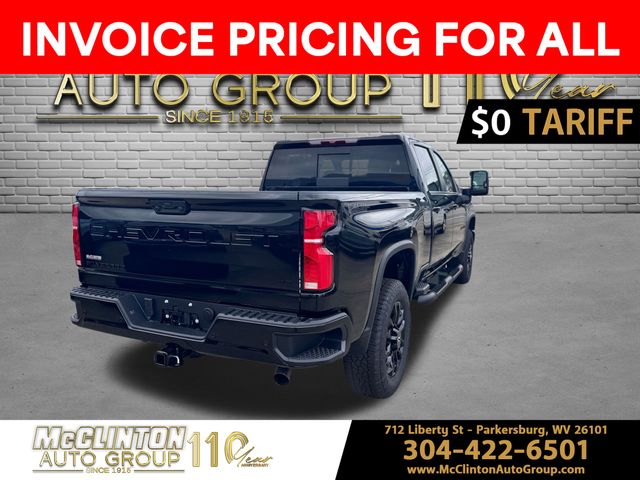 2025 Black Chevrolet Silverado 2500HD LT 4X4 Truck