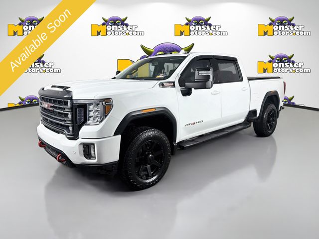 White 2022 GMC Sierra 2500HD Pickup Truck Four-Wheel Drive Automatic