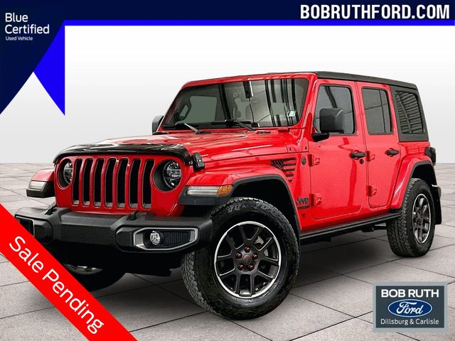 2021 Jeep Wrangler Unlimited Sport Red at Subaru and VW of Moon Township