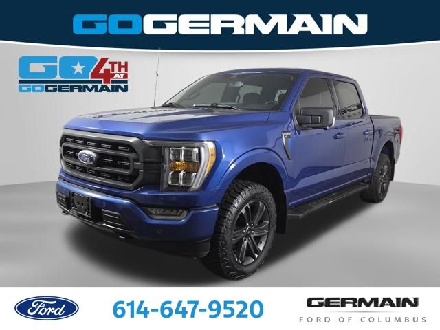 Atlas Blue Metallic 2023 Ford F-150 Pickup Truck Four-Wheel Drive Automatic