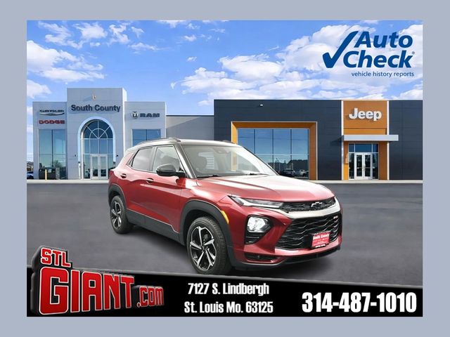 Red (Crimson Metallic) 2022 Chevrolet Trailblazer SUV / Crossover Four-Wheel Drive 9-Speed Automatic