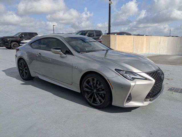 Silver 2023 Lexus RC 350 F Sport RWD Coupe Rear-Wheel Drive 8-Speed Automatic