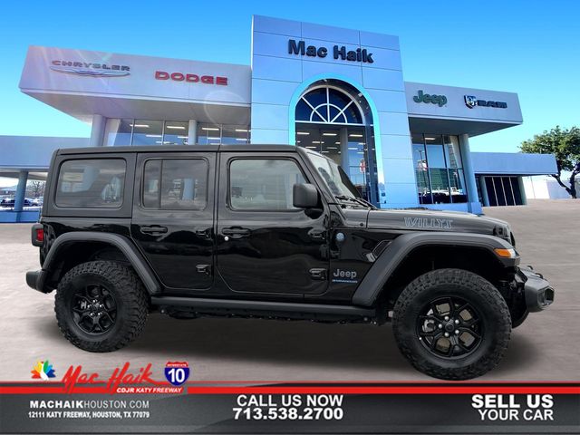 Black Clearcoat 2025 Jeep Wrangler 4xe Willys 4WD SUV / Crossover Four-Wheel Drive 8-Speed Automatic