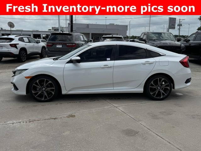 2021 Honda Civic Sport White at Emmons Autoplex
