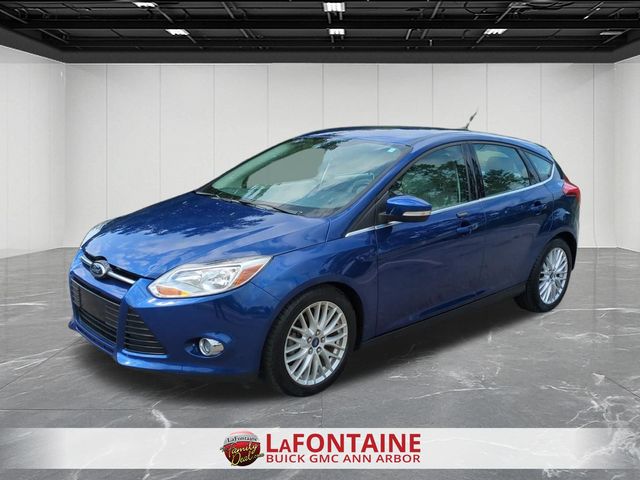 Sonic Blue Metallic 2012 Ford Focus Hatchback Front-Wheel Drive 6-Speed Automatic