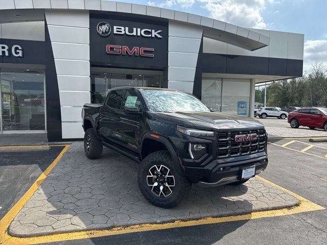 Onyx Black 2026 GMC Canyon AT4X Crew Cab 4WD Pickup Truck Four-Wheel Drive 8-Speed Automatic