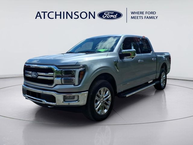 Iconic Silver Metallic 2024 Ford F-150 Pickup Truck Four-Wheel Drive Automatic