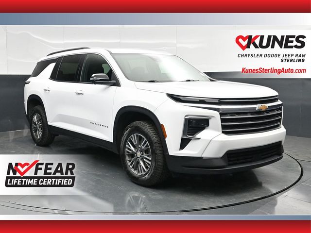 Summit White 2024 Chevrolet Traverse SUV / Crossover Four-Wheel Drive 8-Speed Automatic